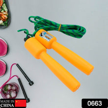 Jump Rope Electronic Counting Skipping Rope Adjustable Jumping Rope for Men, Women and Children,Fitness Jump Rope for Aerobic Exercise Like Speed Training, Endurance Training and Fitness Gym (2.5Mtr) - dailyneed.life