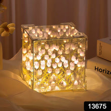 Cube Tulip Night Lamp | Led Decorative Nights Lamp (Multicolor & Design / 1 Set) - dailyneed.life