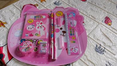 8 in1 Mix Stationery Gift Set for Kids, Stationary Set Including Pencil Ruler Rubber Pencil Sharpener, Pencil Cover, School, Office Product Gift - dailyneed.life