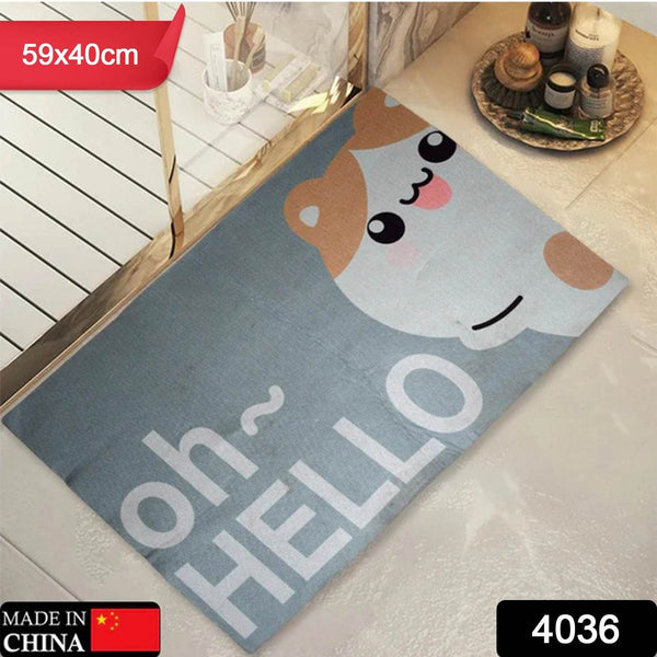 Square Bathroom mat Water Absorbent mats Diatomite Door Mat Anti-Slip Bath Mat Quick Drying Absorbent mat for Home, Kitchen (59x40) (Mix Design) - dailyneed.life
