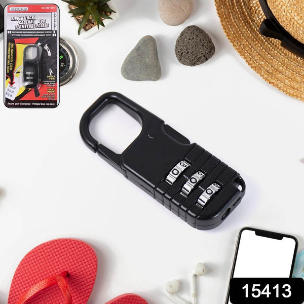 Suitcase Locks, Travel Luggage Locks, 3 Digit Combinations Padlock Mini Zinc Alloy Resettable Code Lock - dailyneed.life