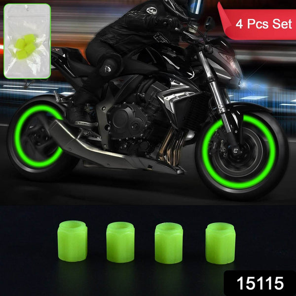 Tyre Valve Caps Luminous Glow Car Tire Valve Cap Covers vaal cap (4 Pcs Set) - dailyneed.life