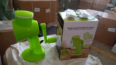 6 in 1 Multi functional Vegetable Cutter & Slicer Hand Machine Cutting, Slice, Cut Thick, Cut Silk All in one –Vegetable Chopper Cutter & Slicing Cutter Barrel - Vegetable Grater with 6 Removable Blades - dailyneed.life