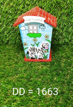 Cute Cartoon House Shaped Lovely Wooden Piggy Bank Money Bank - dailyneed.life