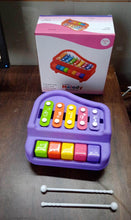 2 in 1 Baby Piano Xylophone Toy for Toddlers, 5 Multicolored Key Keyboard Xylophone Piano, Preschool Educational Musical Learning Instruments Toy for Baby Kids Girls Boys 3+ Years (1 Pc) - dailyneed.life