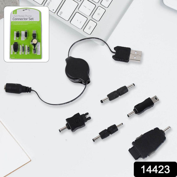 5 in 1 Universal Multi USB Charger Cable Connection kit for a Mobile Phone - dailyneed.life
