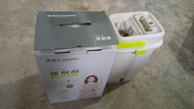 Floor Mop and Bucket Set, Flat Mop for Cleaning with Wringer, Self Clean Damp Mop and Bucket for Hardwood, Laminate, 2 in 1 Hands Free Mop with Washable Microfiber Pad for Wet & Dry Use - dailyneed.life