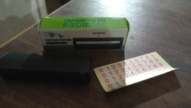 Temporary Car Parking Mobile Number Display with Magnetic Numbers Stickers (1Pc)  - dailyneed.life