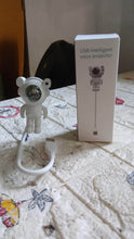 USB Intelligent Voice Projector Astro Night Light Projector, Galaxy Light Star Projector, Cartoon Light, LED Light, Desk Lamp, Mini Night Light, Cartoon Reading Lamp, USB Port for Kids Room Adults Bedroom Party Gaming Room - dailyneed.life