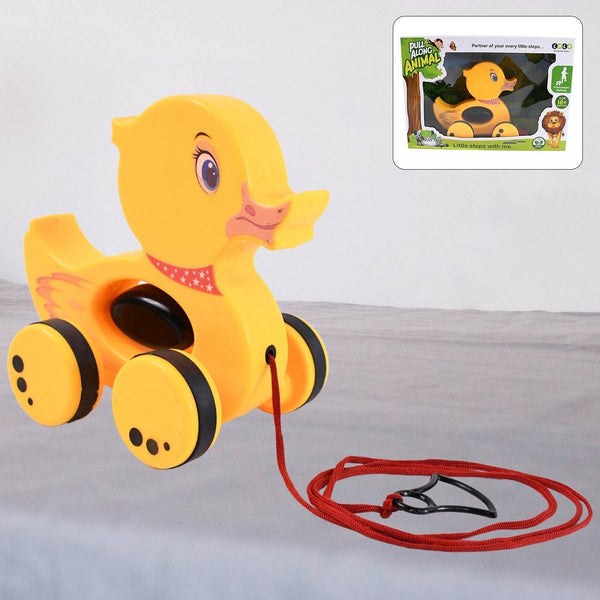 Pull Along Toy with Attractive Design, Developmental Toy for 1-Year-Old Girl Boy (Duck) - dailyneed.life