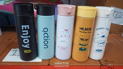 Vacuum Insulated Stainless Steel, Double walled (500 ML Approx / Mix Color & Design) - dailyneed.life