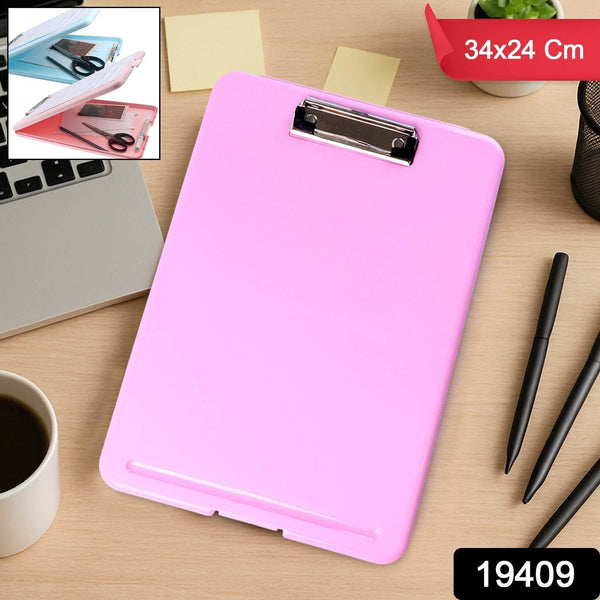 A4 Size Hard Plastic Clipboard File Folder (1 Pc) - dailyneed.life