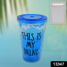 Reusable Tea Coffee Tumbler with Lid Double Wall (1 Pc / Mix Colour / Without Straw) - dailyneed.life