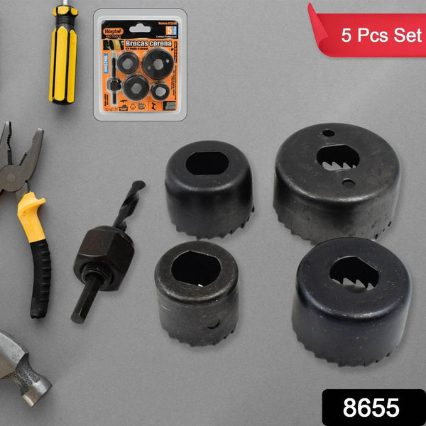 32 / 38 / 44 / 54 mm Hole Saw Cutter with Mandrel 32-54 mm (5 Pcs Set) - dailyneed.life