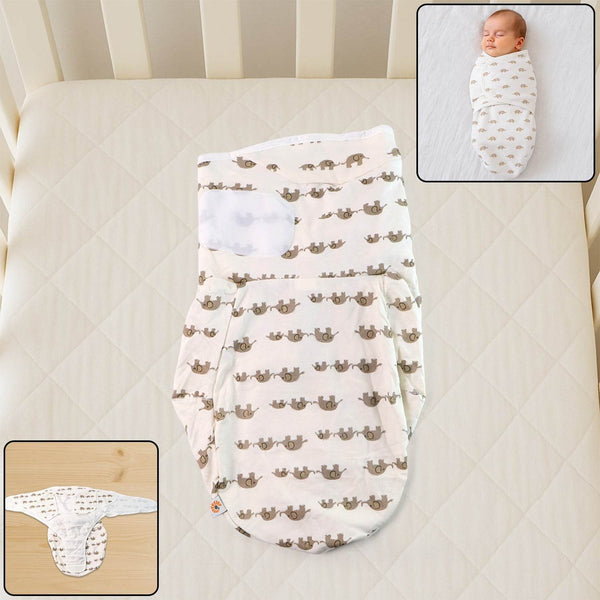 Soft Cotton Adjustable Baby Swaddle Wrap for Newborns (1 Pc) - dailyneed.life