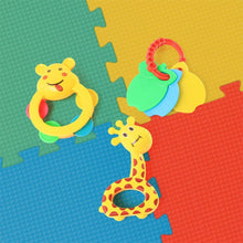 3 Pcs Set Colorful Animal Shape Baby Rattle Toy - dailyneed.life