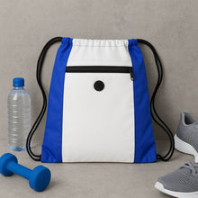 Drawstring Gym Bag with Zipper Pocket and Earphone Port (38x33 cm / 1 Pc) - dailyneed.life