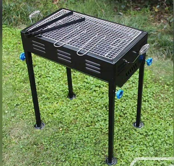 Terrace Garden Picnic Barbecue with Skewers & Wooden Handle - dailyneed.life