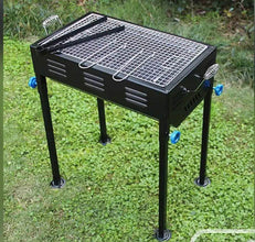 Terrace Garden Picnic Barbecue with Skewers & Wooden Handle - dailyneed.life