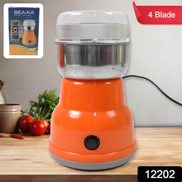 Multi Function Electric Small Food Grinder Grain Grinder (100-200w / 4 Blade / 1 Pc) - dailyneed.life