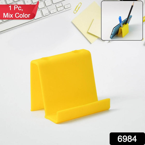 Multifunctional Plastic Mobile Phone Stand & Pen Holder (1 Pc & mix color) - dailyneed.life