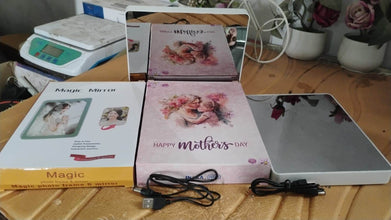 Multifunctional LED Magic Mirror with Hidden Photo Frame (1 Pc) - dailyneed.life