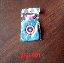 Captain America Print Small Hot Water Bag with Cover for Pain Relief - dailyneed.life