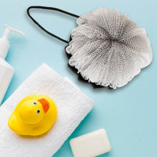 Shower Tool Duo 2-1 Shower Loofah Sponge and Exfoliating Body Scrubber for Showering, Easy to Clean, Easy to Dry, With Dori Easy to Hanging, Easy to Grip - dailyneed.life