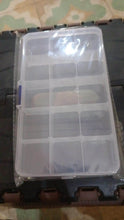 15-Grid Clear Plastic Jewelry Organizer Box with Dividers (1 Pc) - dailyneed.life