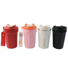 Stainless Steel Coffee Travel bottle with Lid 450 ML Approx (1 Pc) - dailyneed.life