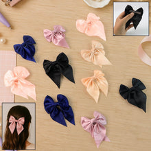 Premium Satin Bow Hair Clip Set for Girls and Women (10 Pc) - dailyneed.life