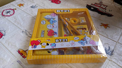 Stationery Kit for Kids - Metal Pencil Box, Sharpener, Pencil & Eraser (12 Pc Set) - dailyneed.life