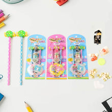 Fun Candy Design Pencil Set with Accessories (1 Set / Mix Design) - dailyneed.life