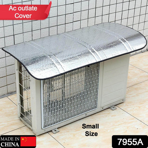 Air Conditioner Outdoor Unit Cover, Outdoor Unit Protective Cover, Aluminum Foil Material, Sun, Rain, Snow, Wind, Dust, Protects Outdoor Units Cover (Small) - dailyneed.life