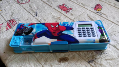 Cartoon Multi-functional Geometry Box with Calculator & Double Sharpener - dailyneed.life