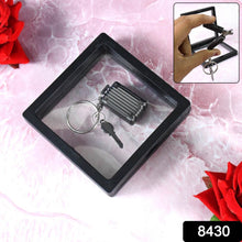 Suitcase Shape Nail Clipper Keychain With Key & 3D Floating Frame Display Case (1 Set) - dailyneed.life
