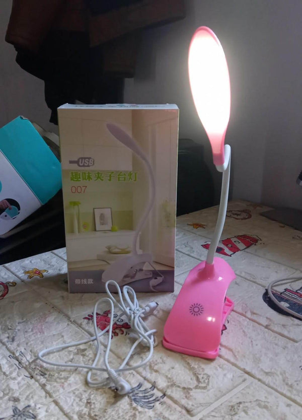 Desk Lamp Adjustable Gooseneck USB Rechargeable 3 modes of Lighting, Reading Lamp for Dorm White, Study Desk lamp Suitable for Girls College Bedroom Reading - dailyneed.life