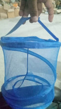 Mesh up Laundry Hamper, Foldable Portable Cylindrical Dirty Clothes Basket for Bedroom, Kids Room, College Dormitory and Travel - dailyneed.life