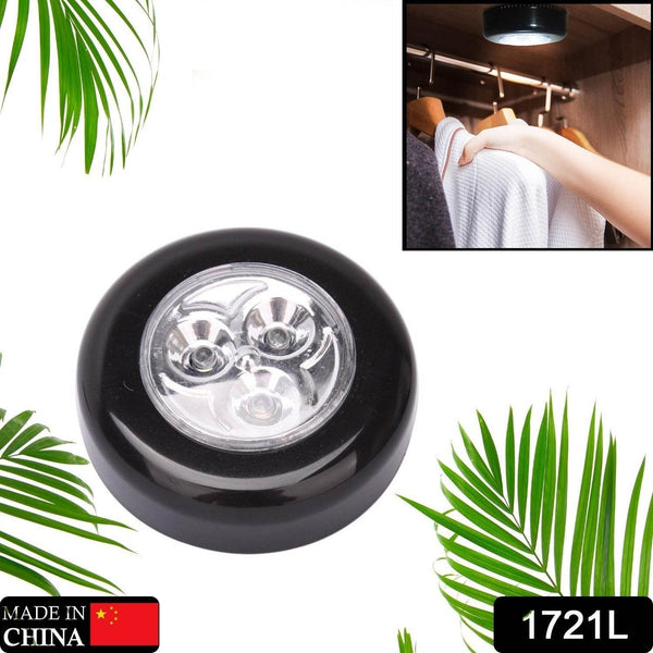 3 LED CORDLESS STICK TAP WARDROBE TOUCH LIGHT LAMP (1 Pc) - dailyneed.life
