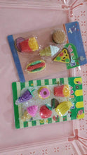 3D Food Fancy & Colorful Erasers – Cute Novelty Eraser Set for Kids & School Prize (1 Set / Mix Design & Color) - dailyneed.life