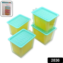 Fridge Storage Containers with Handle Plastic Storage Container for Kitchen(4 Pcs Set) - dailyneed.life