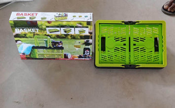 Folding Shopping Portable Storage Basket - dailyneed.life