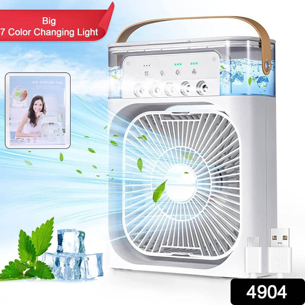 Portable Air Cooler Fan with 7-Color Light – Personal AC Fan - dailyneed.life