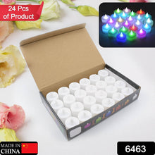 Multicolor LED Tealights Candles (24 Pack): Festive Decorations, Diwali - dailyneed.life