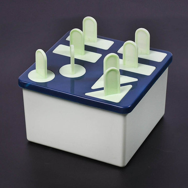 Plastic Kulfi Mold, Kulfi Molds 8 pcs Tray Ice Cream Mold Reusable Frozen Kulfi Maker sicle Sticks Lolly Ice sicle Candy Mold for Children Pista Color (Brown Box) - dailyneed.life
