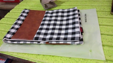 Pillow Covers, Leather & Cotton Cushion Covers (19 × 12 Inch / 1 Pair / 2 Pc) - dailyneed.life