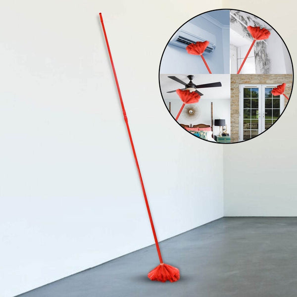 90-inch Metal Extendable Cobweb Brush – Ceiling, Fan & Light Dust Cleaning (MOQ: 3) - dailyneed.life