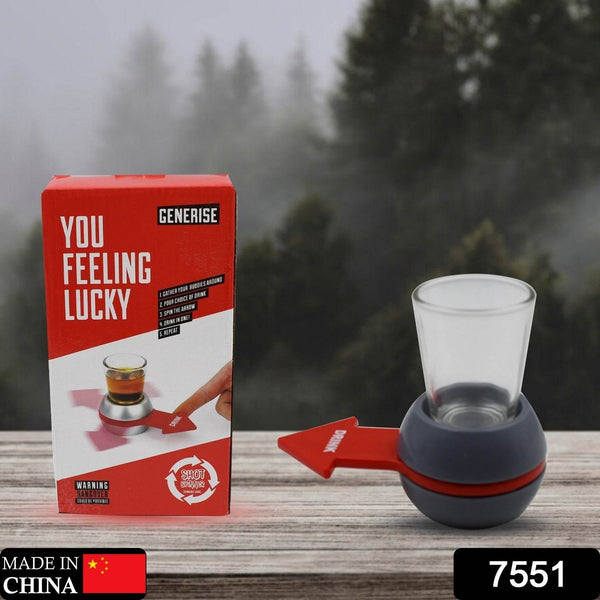 Shot Spinner Spin the Shot Fun Drinking Game Spin Shot Game Party Games for Adults Includes 1.7 oz Shot Glass - dailyneed.life