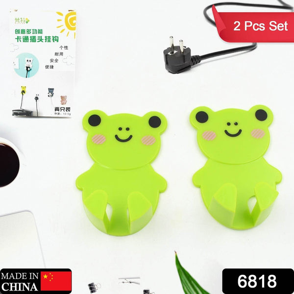 Plastic Adhesive Cable & Socket Holder – 2-Piece Set for Office, Home & Restaurant - dailyneed.life
