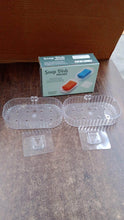 Self Adhesive Transparent Wall Mounted Soap Dish Holder (2 Pc) - dailyneed.life